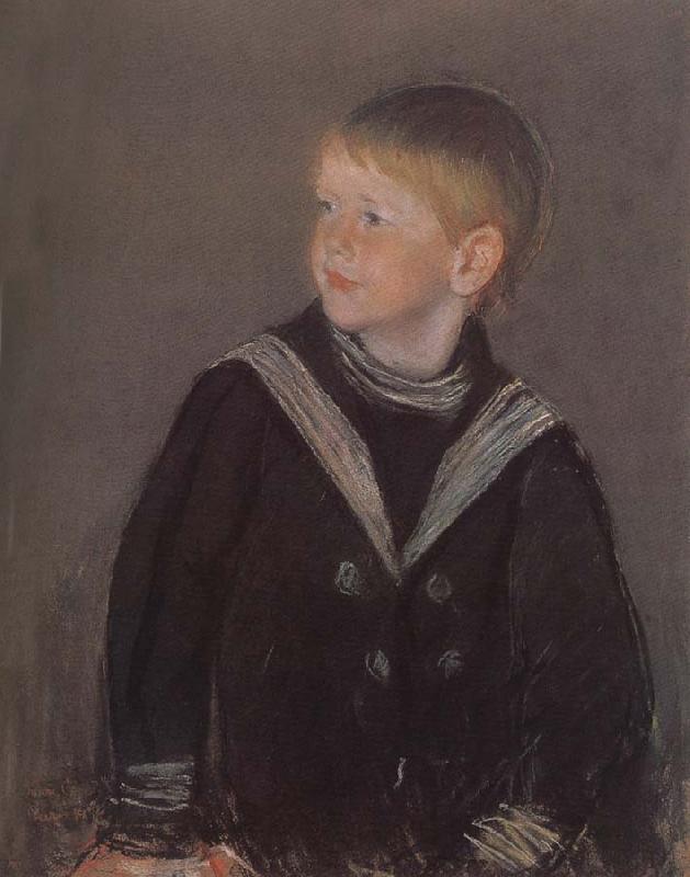 Mary Cassatt Boy wearing the mariner clothes oil painting image